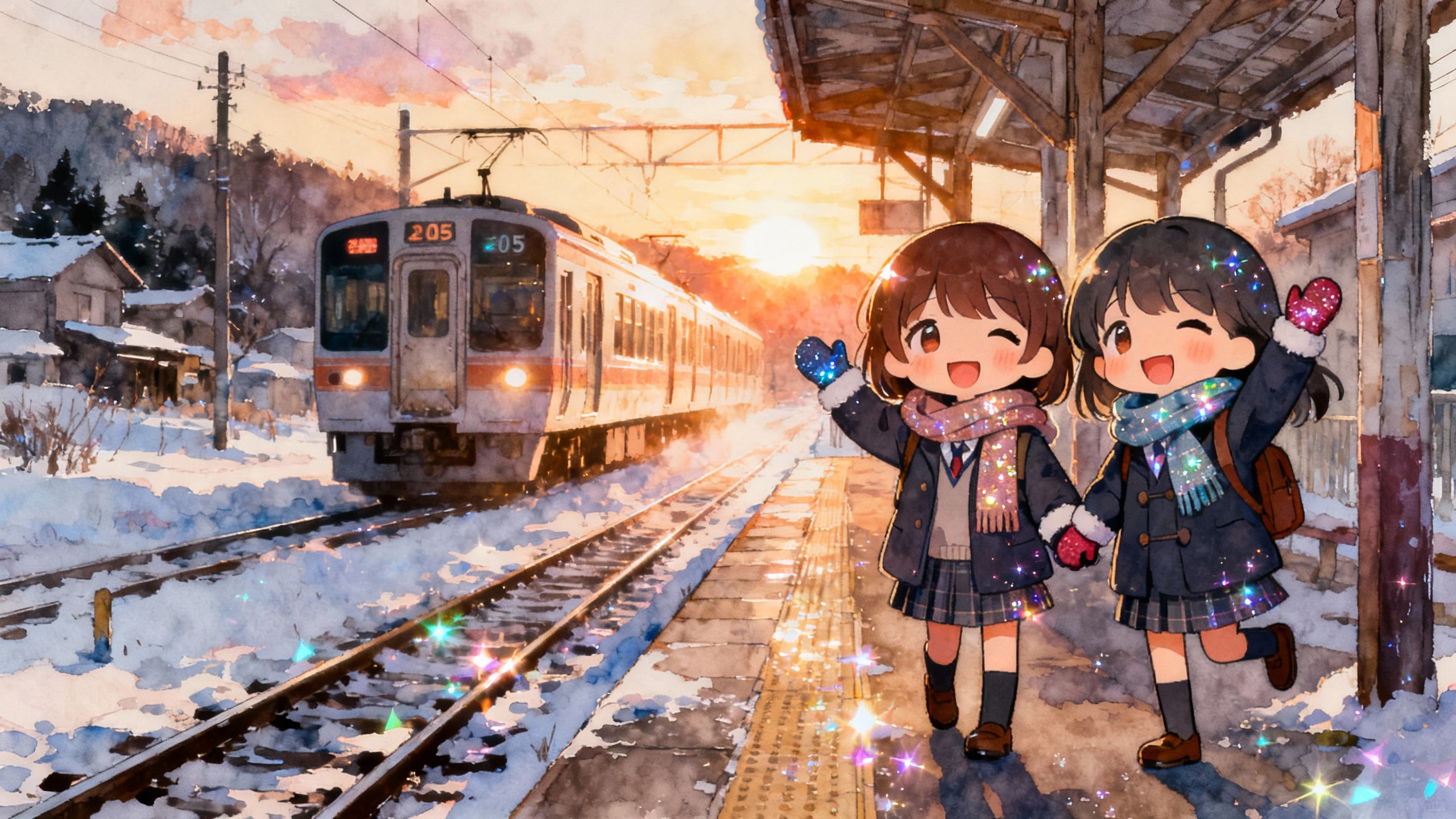 一緒に下校4 | の人気AIイラスト・グラビア