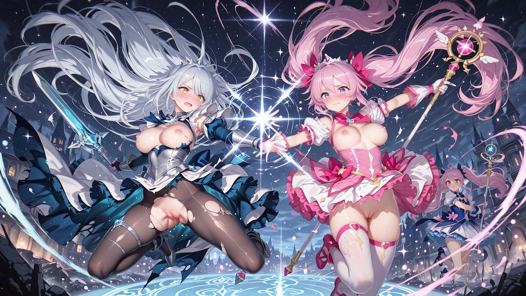 魔法少女、苦戦中