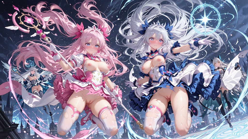 魔法少女、苦戦中