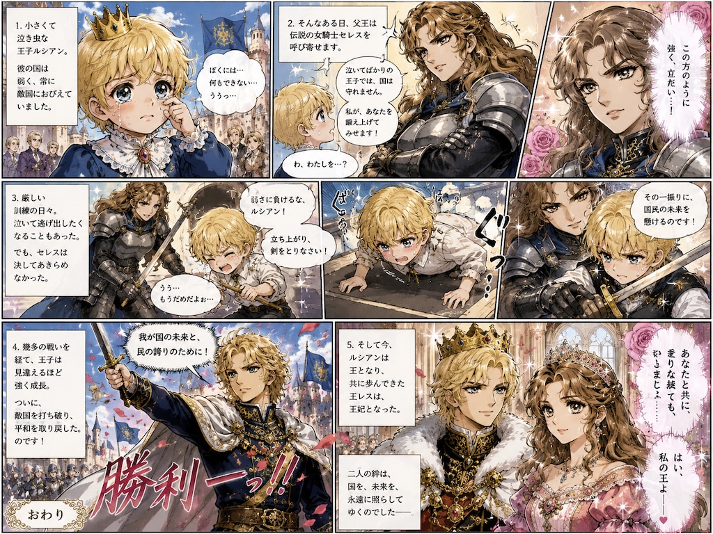 Prince and Female Knight