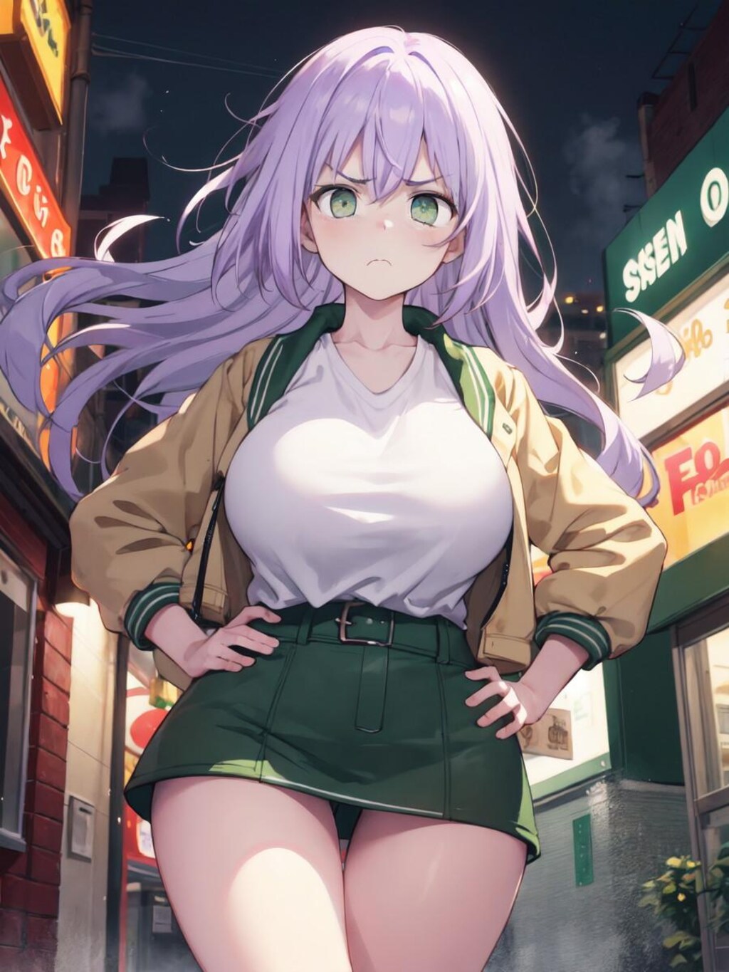 夜の霧街で再び