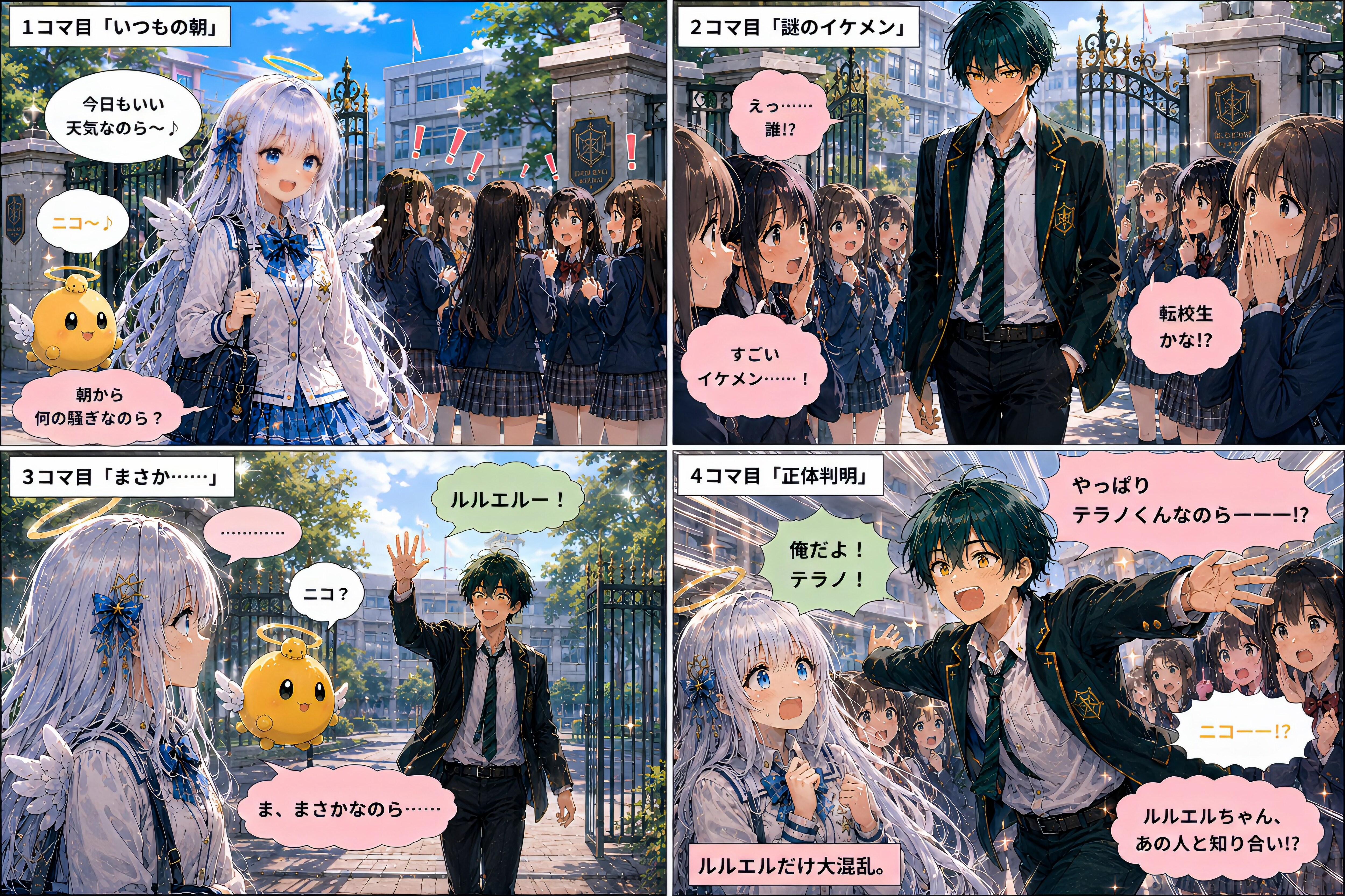 謎のイケメン転校生 | の人気AIイラスト・グラビア