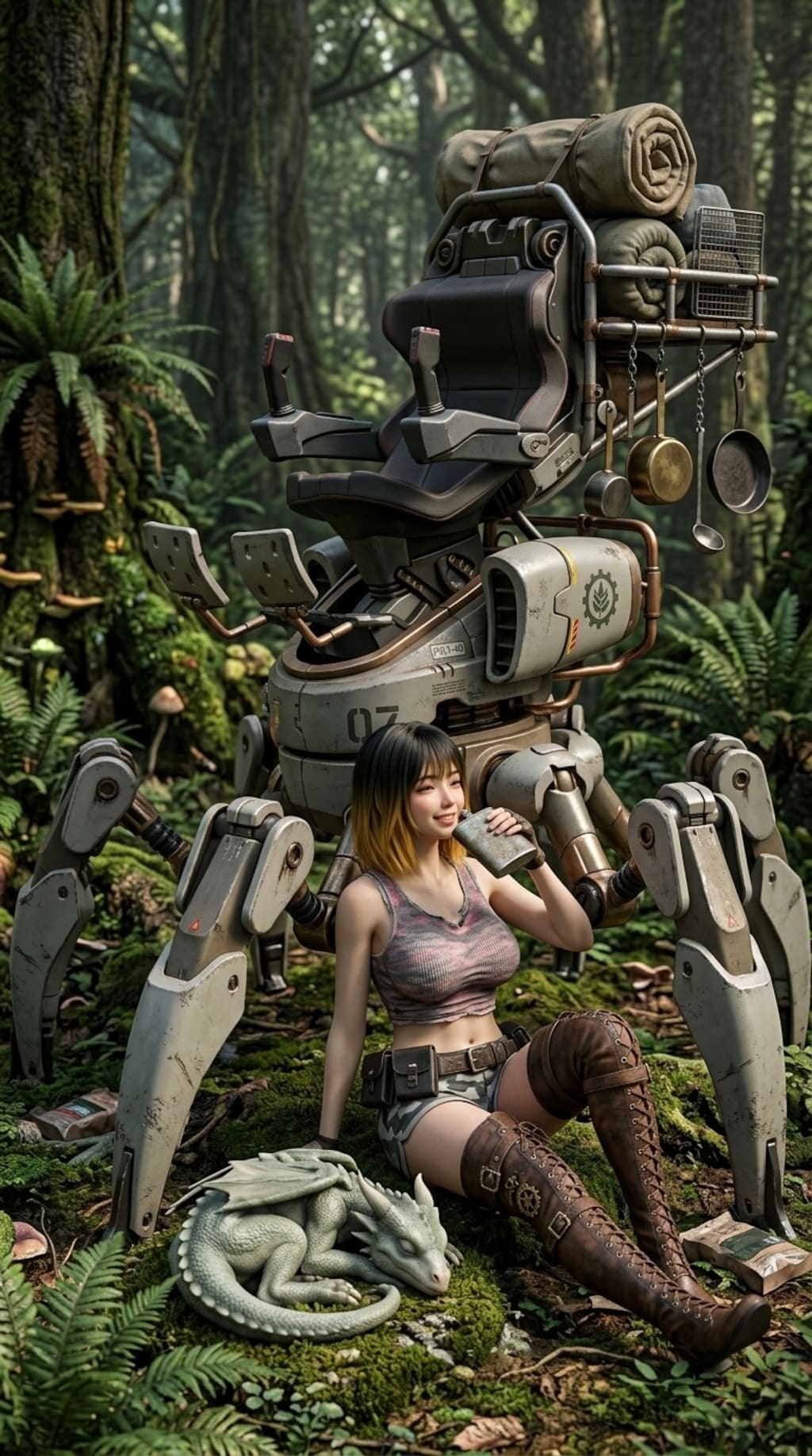 多足歩行兵器と女性パイロット【11】