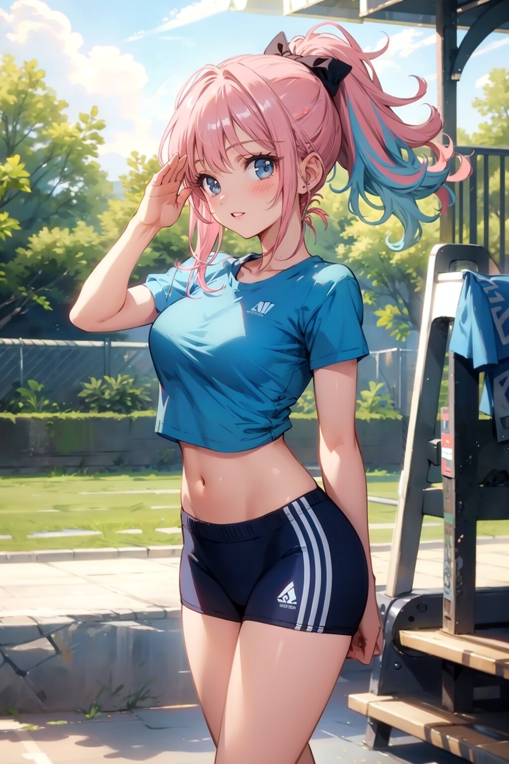 少し休んでから走ろうか