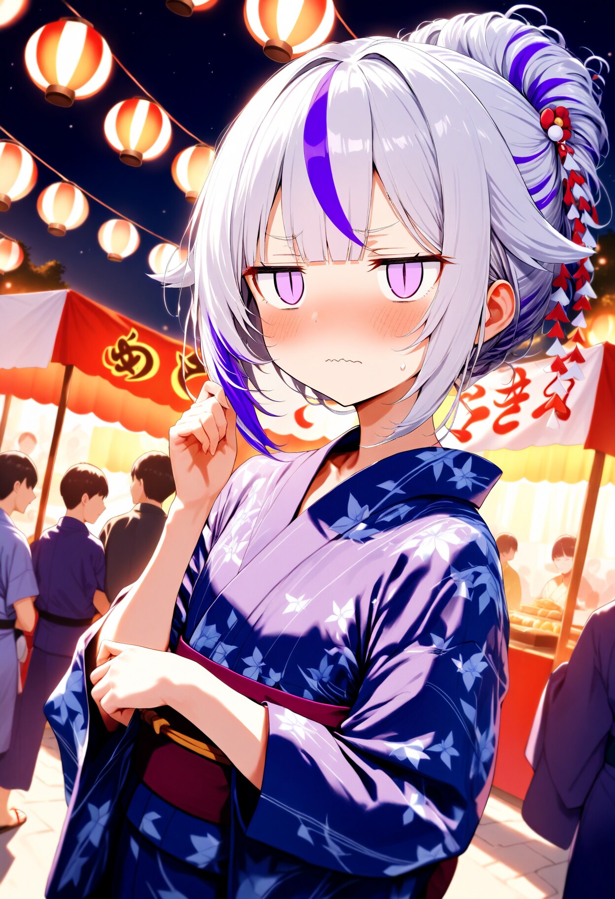 浴衣のジト目ちゃん