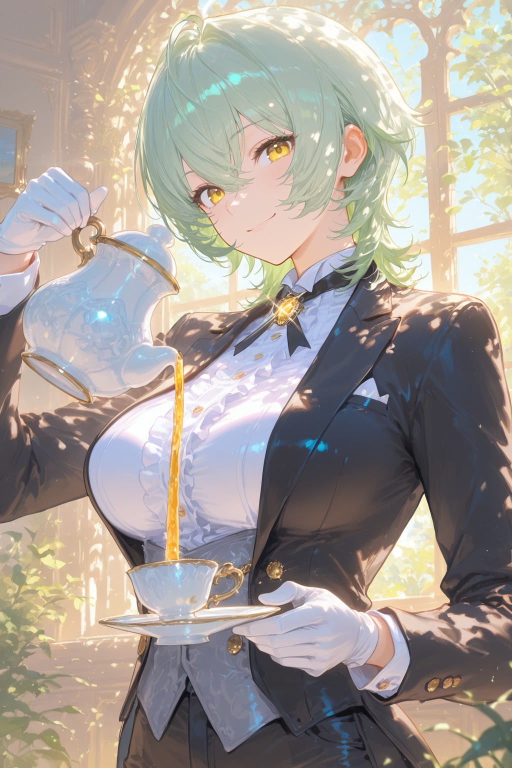 男装の執事 | の人気AIイラスト・グラビア