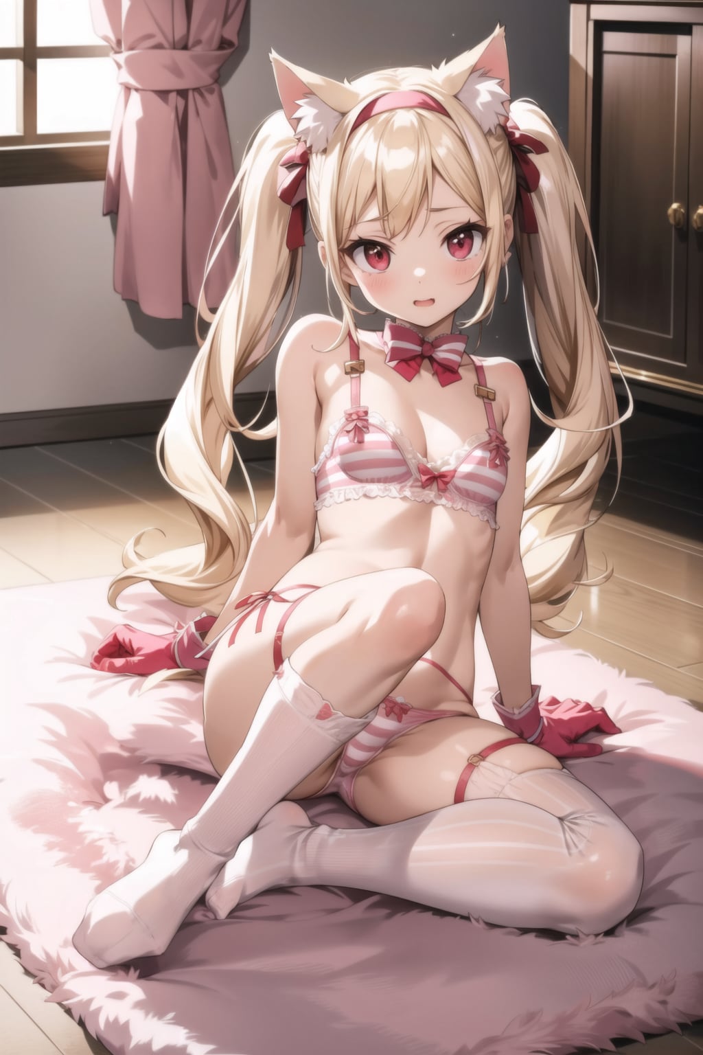 ネコ耳コスプレ少女