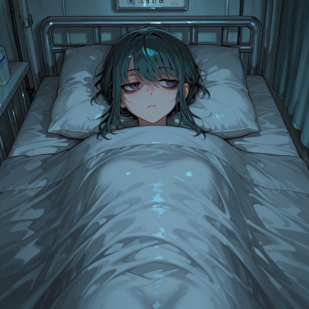 病院の夜は静かで長い