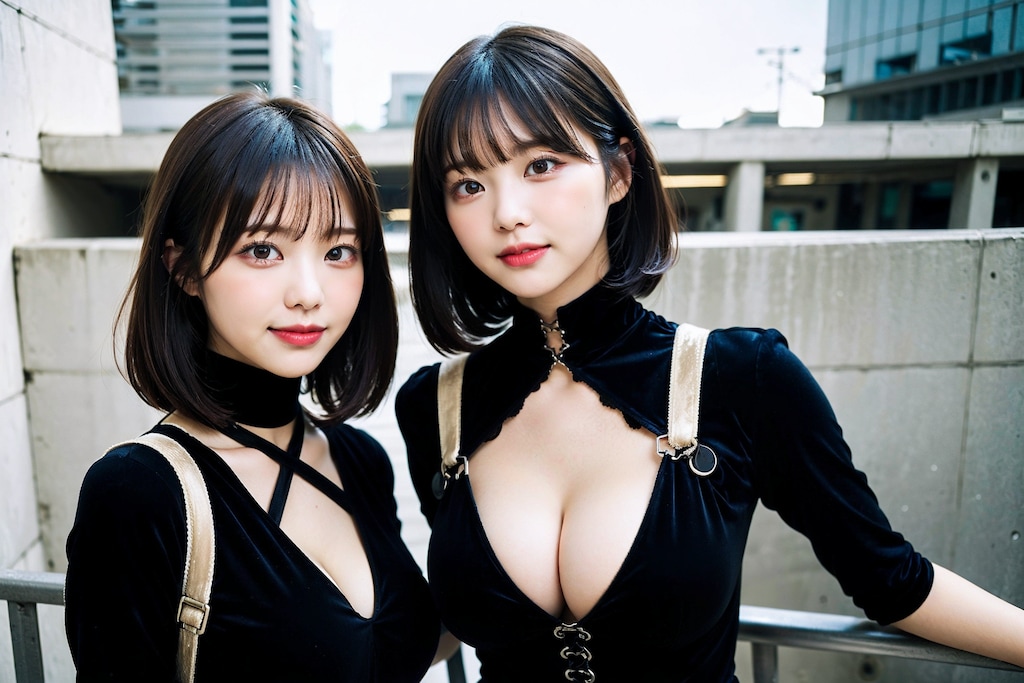 複数ランダム衣装×ボンテージ要素