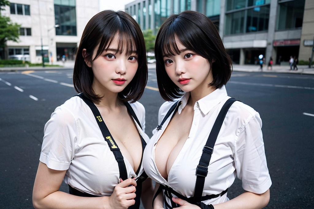 複数ランダム衣装×ボンテージ要素
