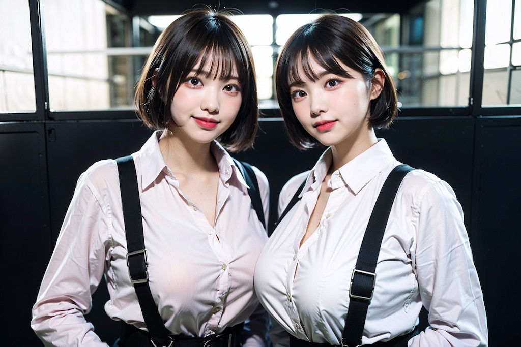 複数ランダム衣装×ボンテージ要素