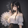 二口女「妖怪」企画記念イラスト 2枚目