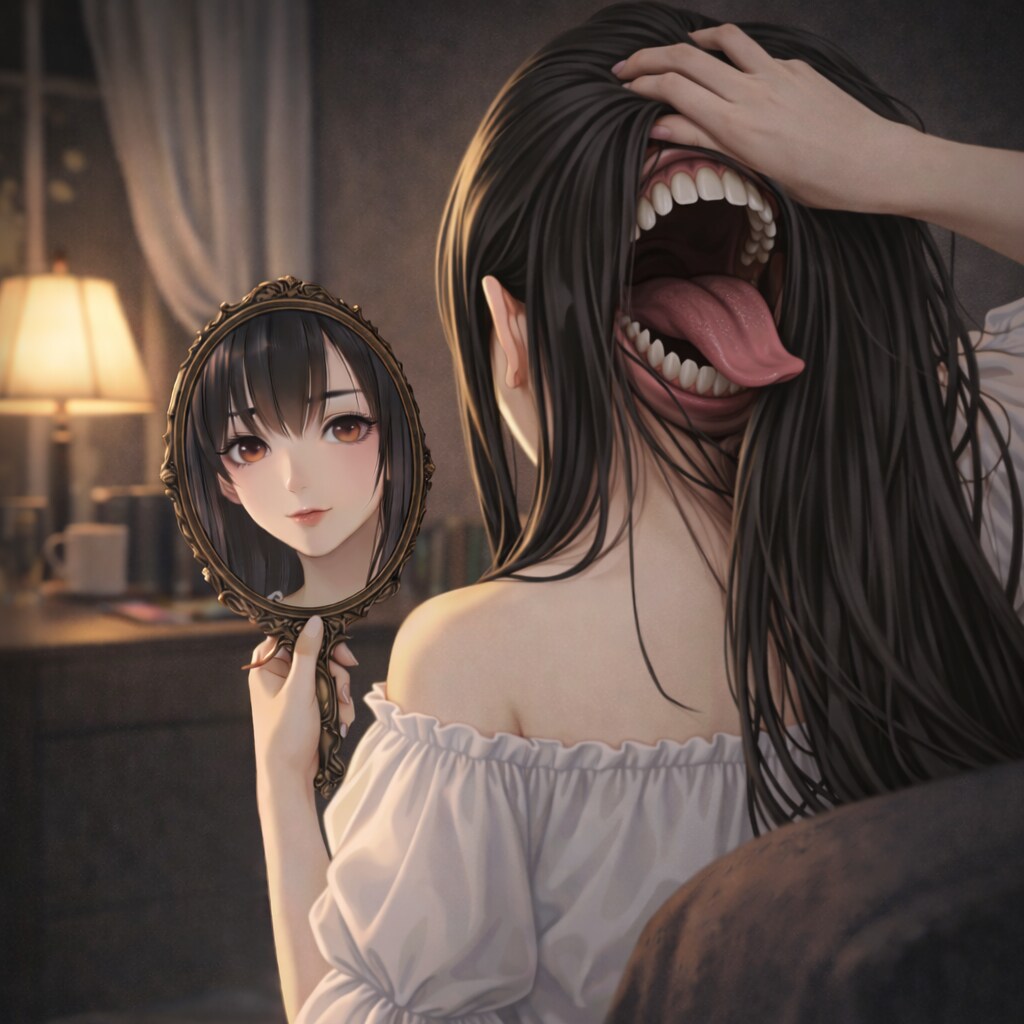 二口女「妖怪」企画記念イラスト