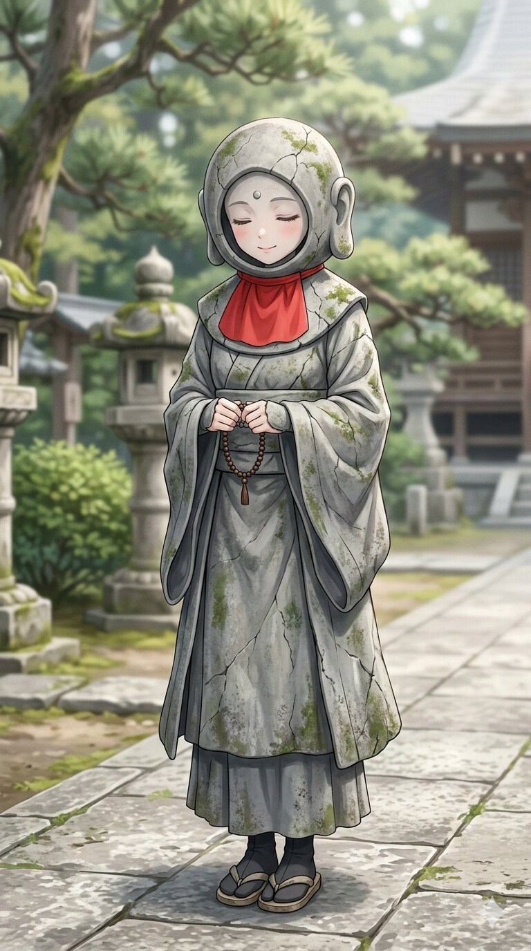 地蔵のコスプレ