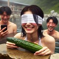 地元で採れたきゅうりを目隠しさせてアピールさせる視聴率狙い見え見えの番組（やって欲しいよね） 4枚目