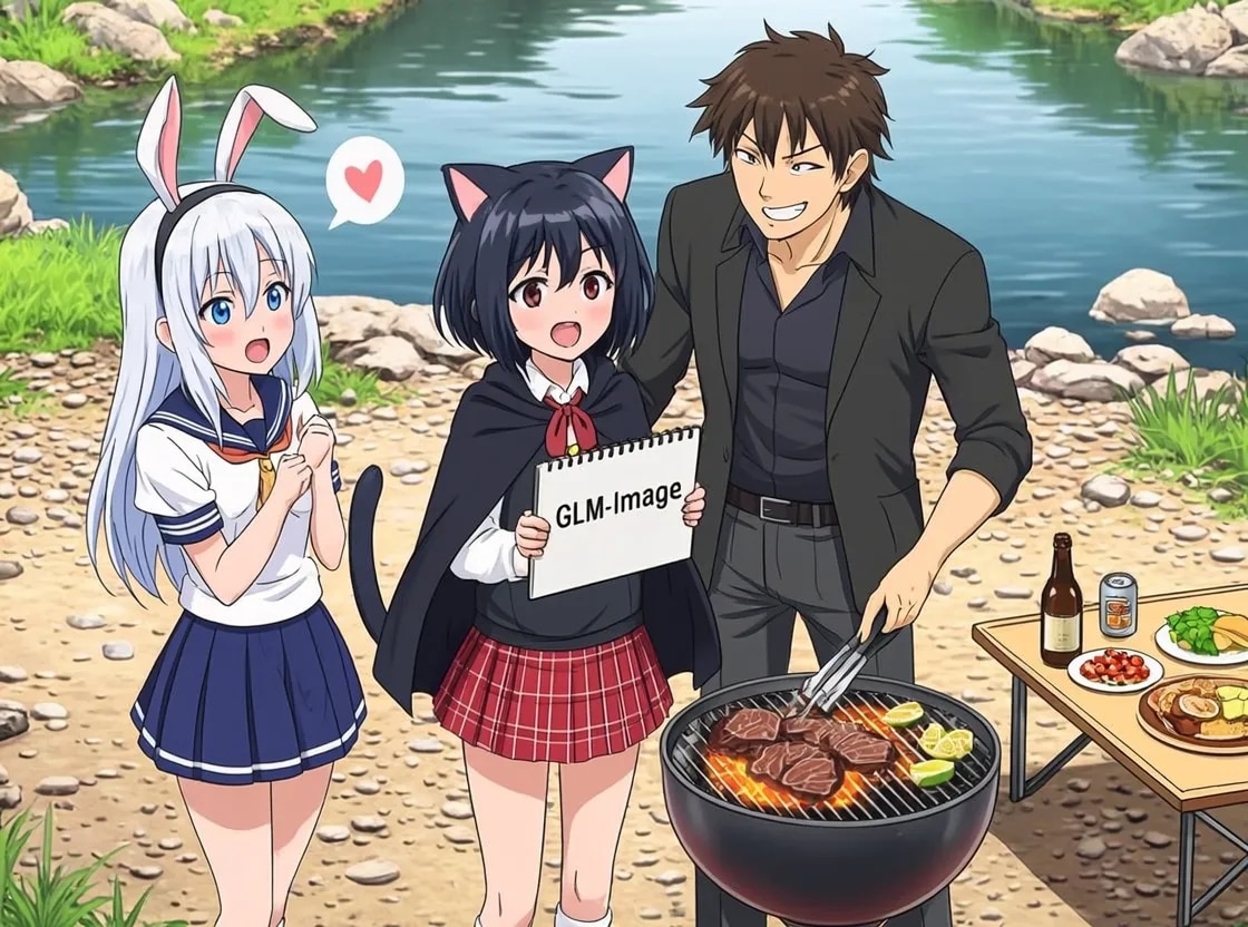 こんにちは、GLM-Image | の人気AIイラスト・グラビア