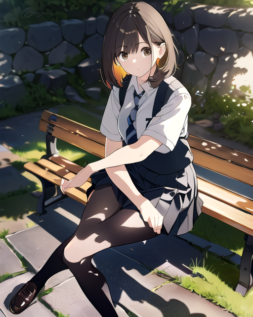 黒スト制服 | の人気AIイラスト・グラビア