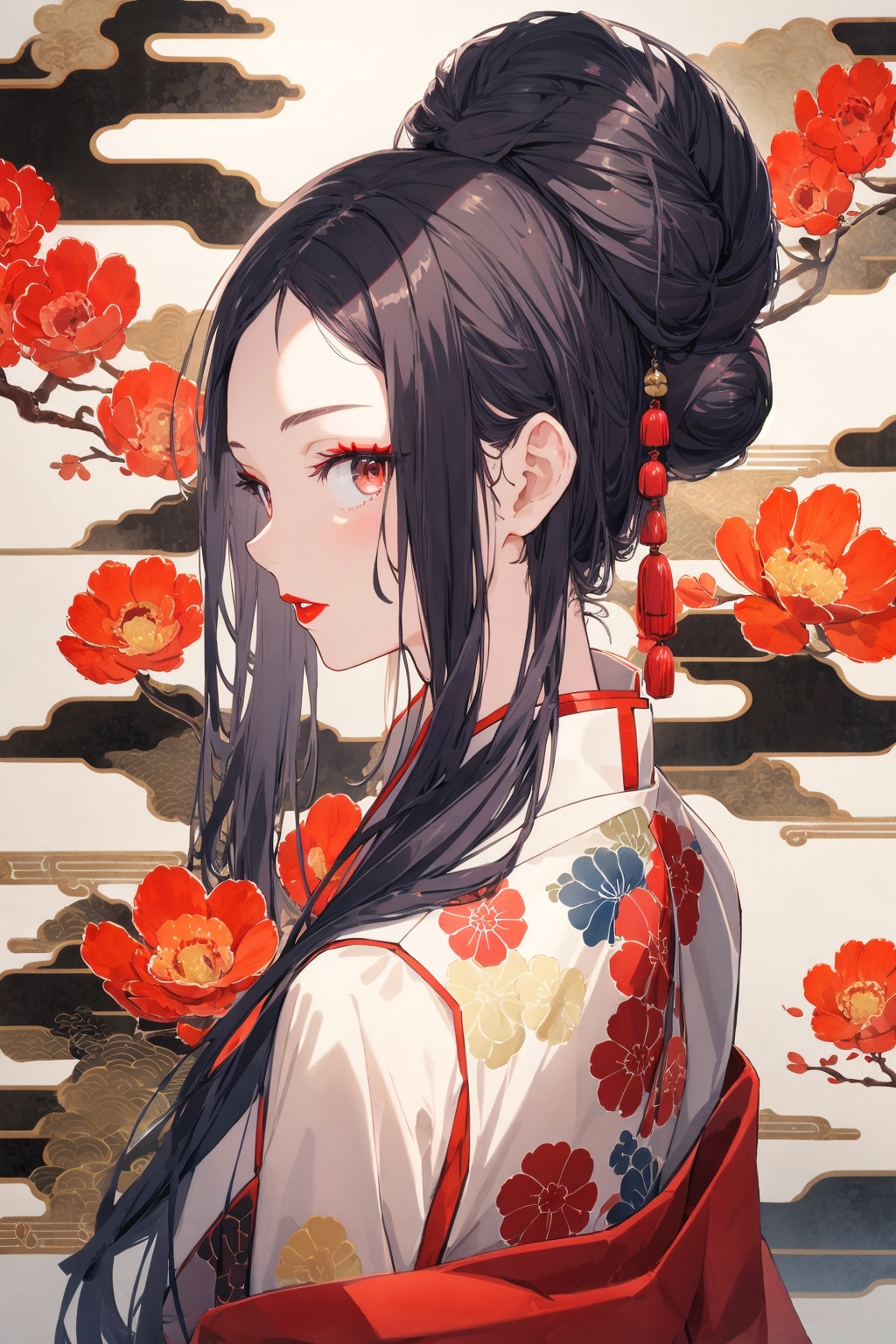 黑髮美人之圖 | の人気AIイラスト・グラビア