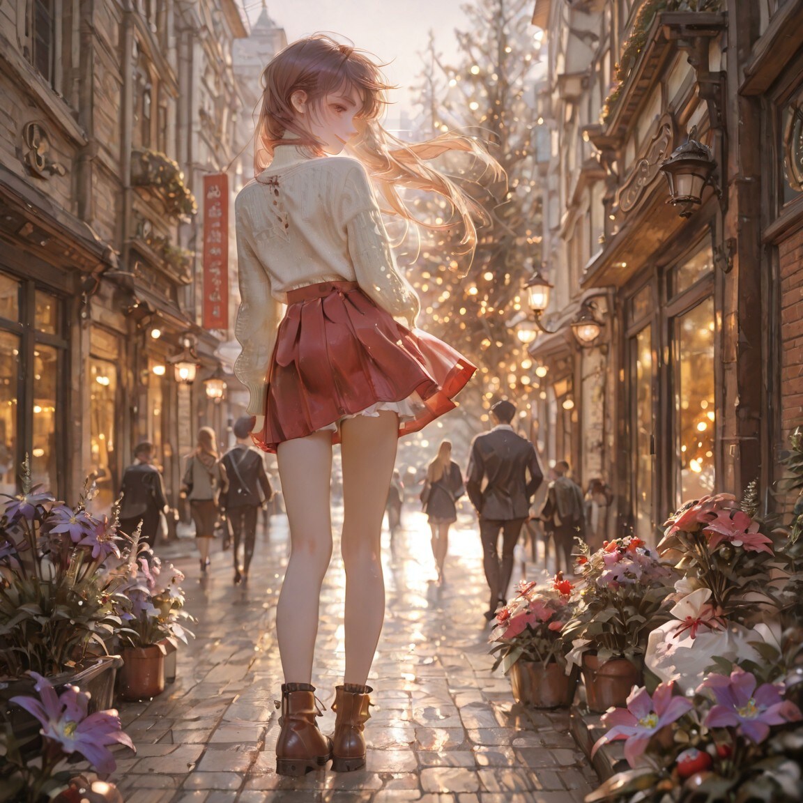 Primula flower Girl (12/13) | の人気AIイラスト・グラビア