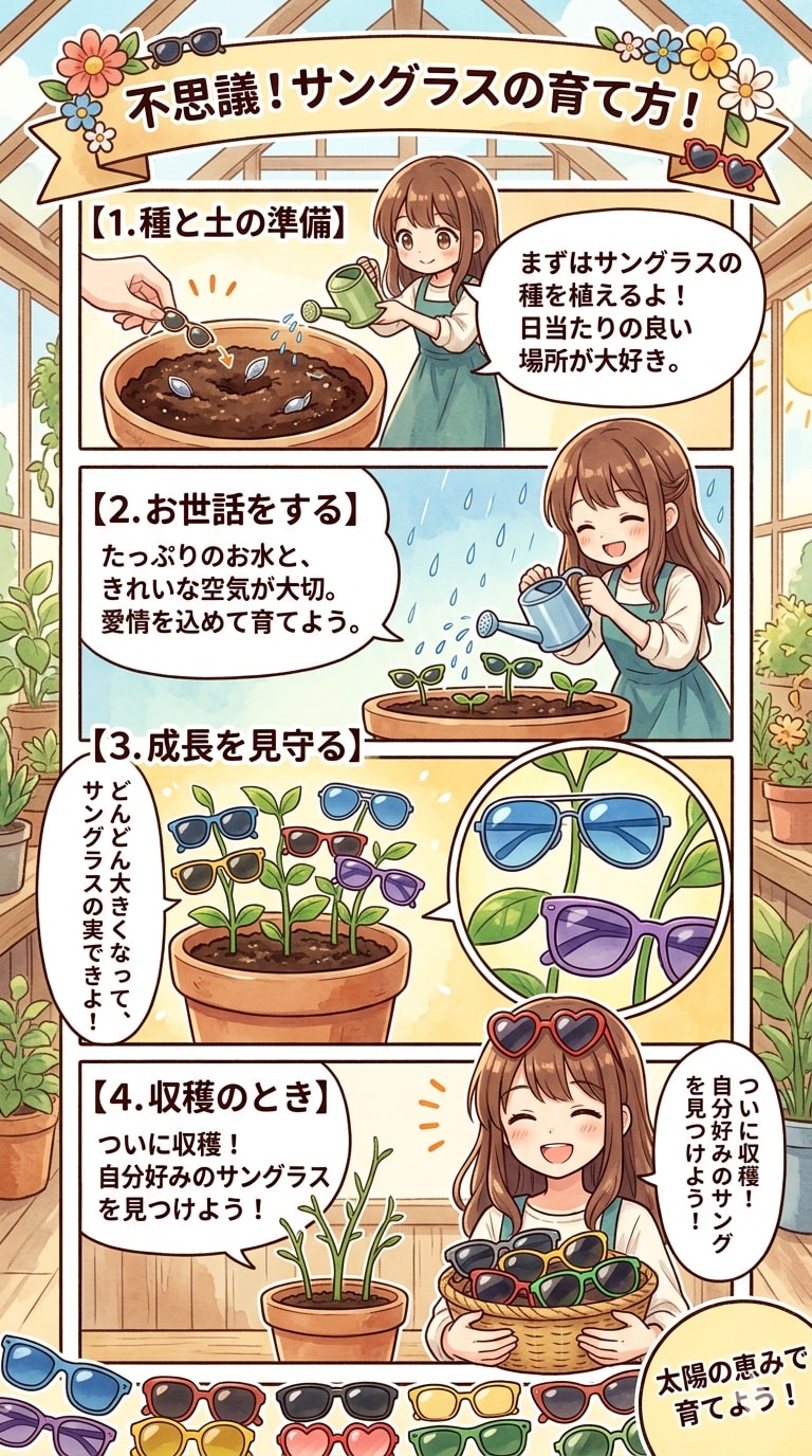 サングラスの栽培方法