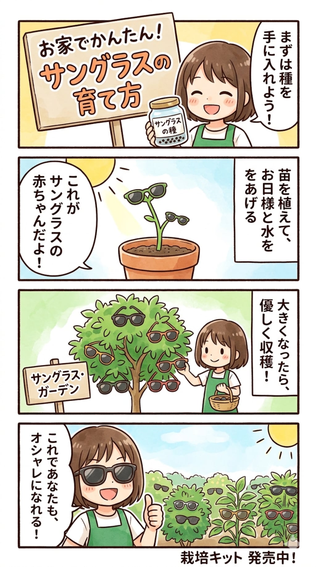 サングラスの栽培方法
