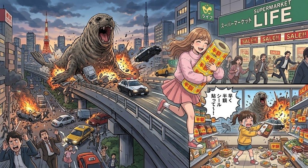 巨大アザラシの逆襲