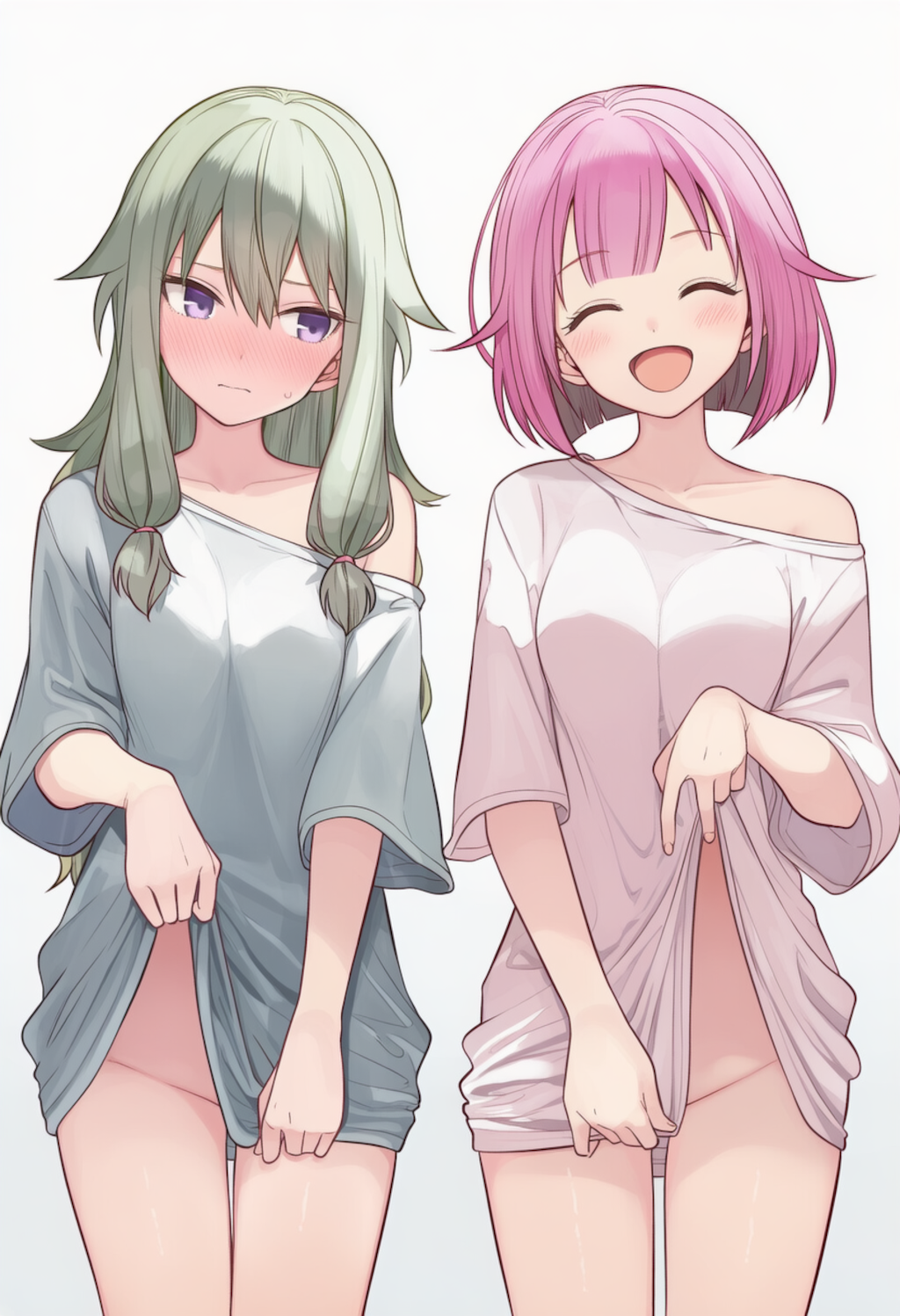 見えそうで見えない