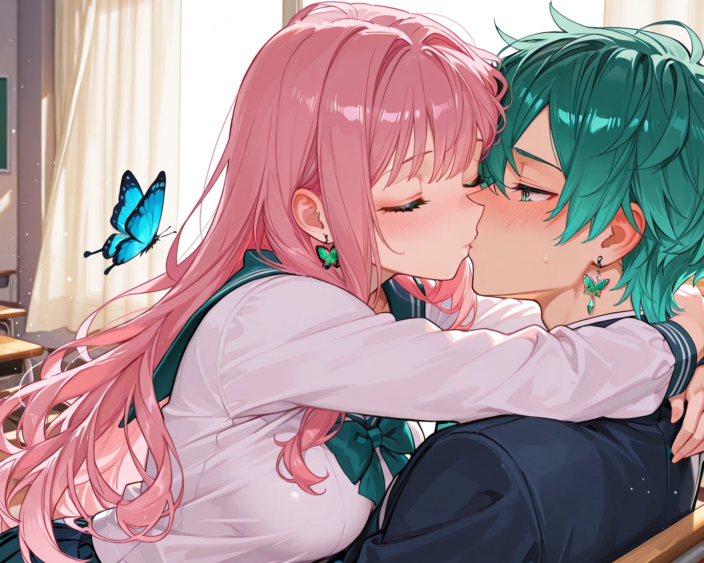 誰もいない教室で...