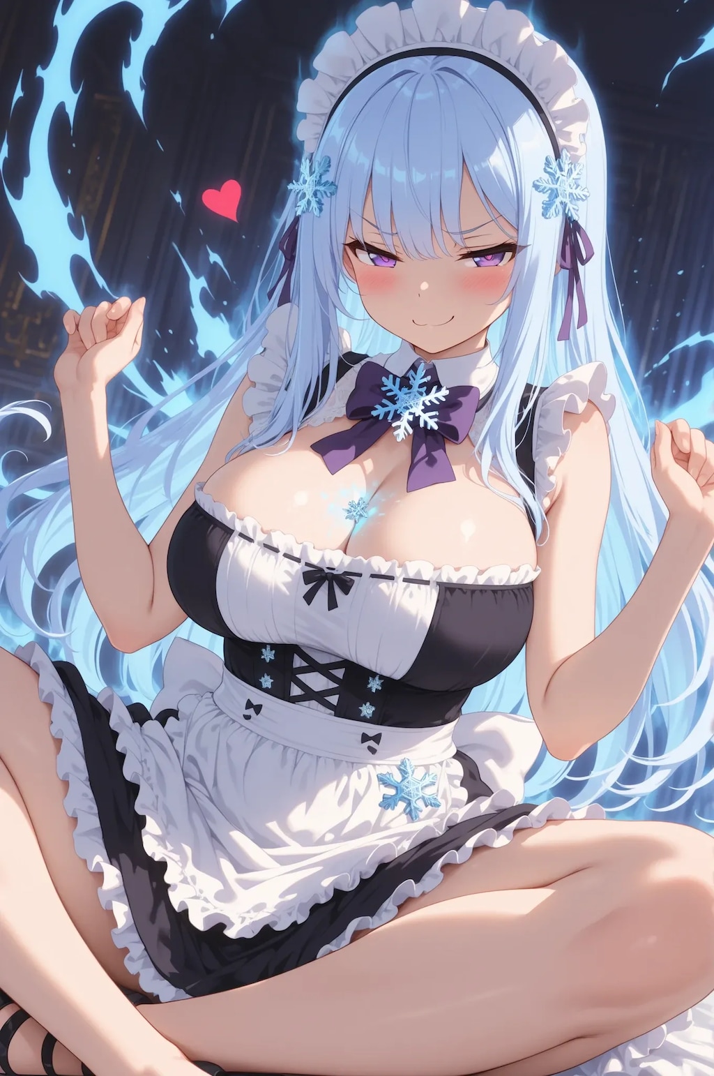 力を蓄えるスーパーメイド