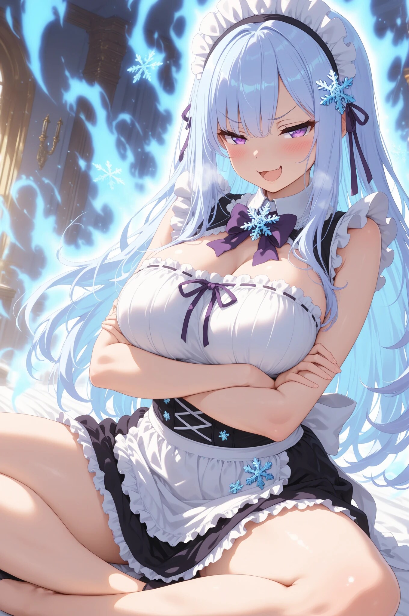 力を蓄えるスーパーメイド