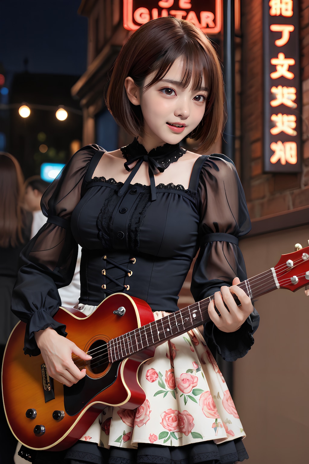 ストリートミュージシャン玲奈