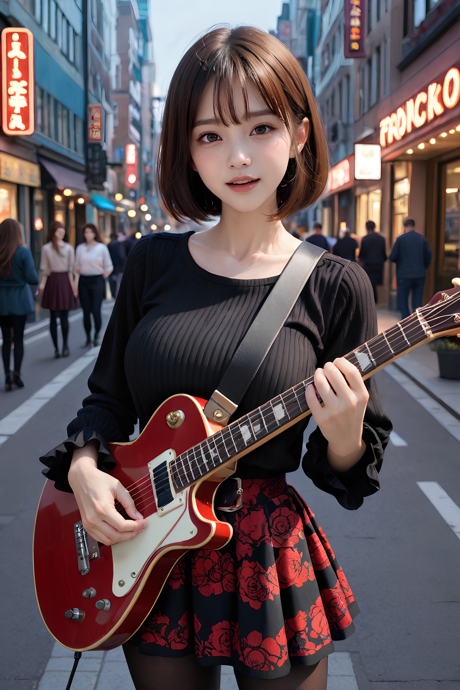 ストリートミュージシャン玲奈