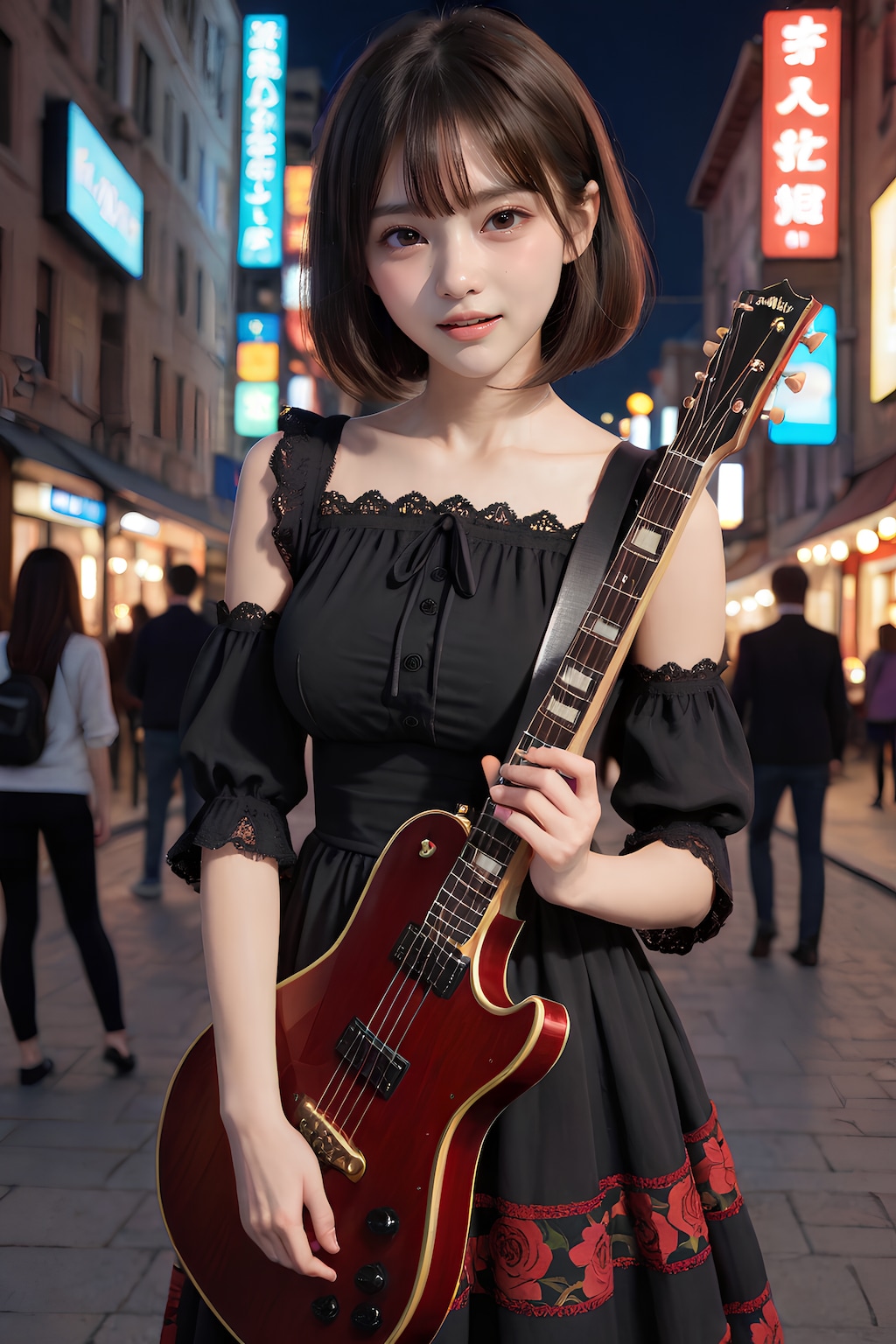 ストリートミュージシャン玲奈
