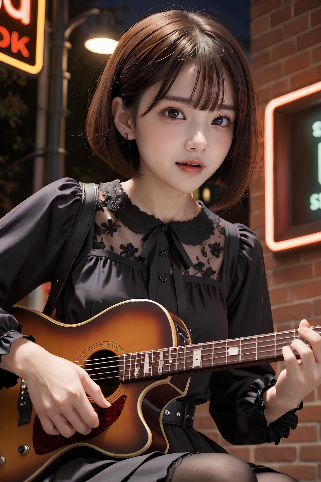 ストリートミュージシャン玲奈
