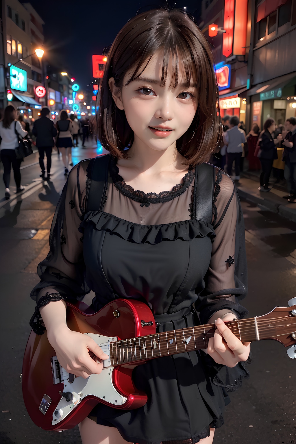 ストリートミュージシャン玲奈