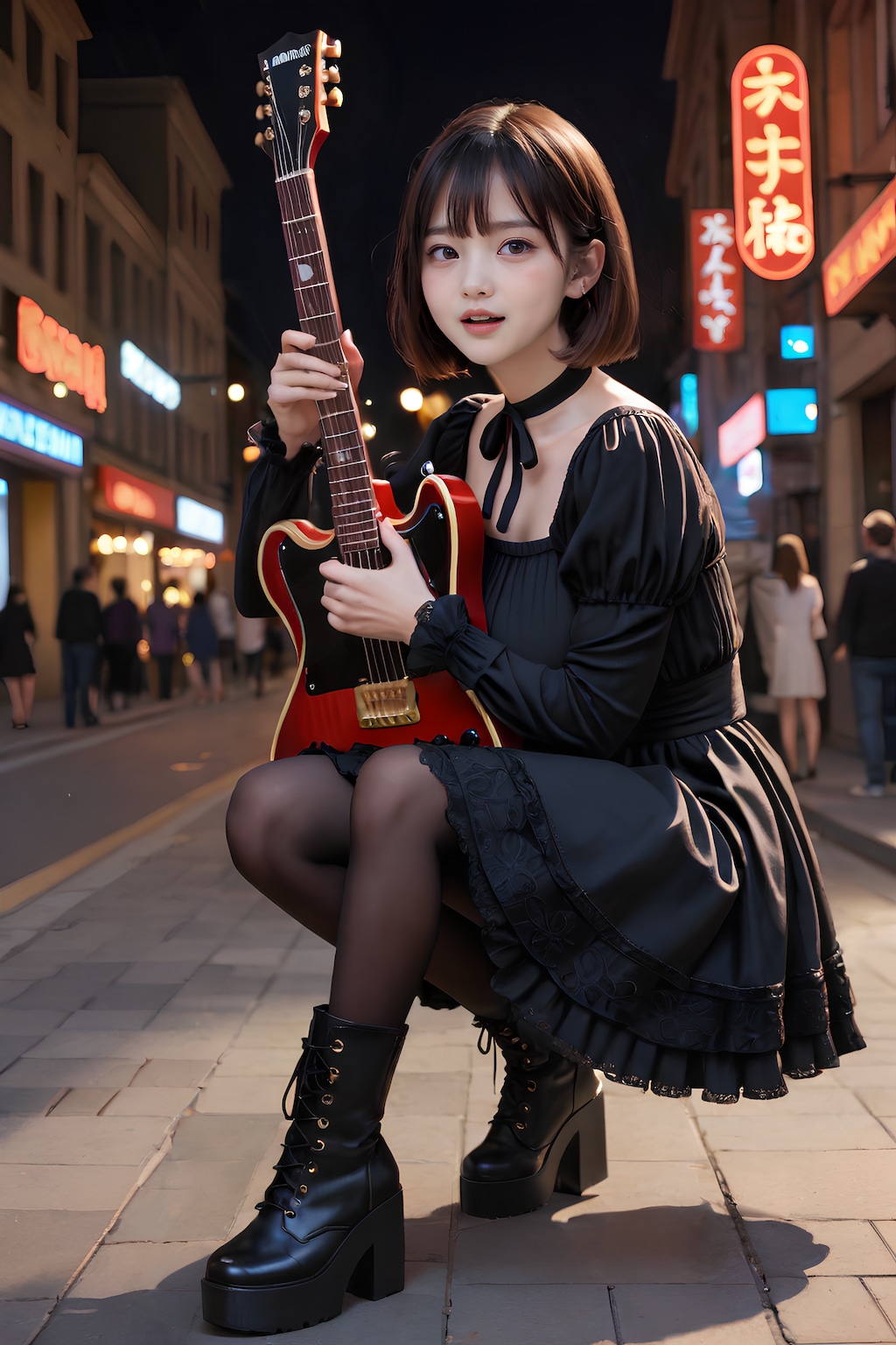 ストリートミュージシャン玲奈