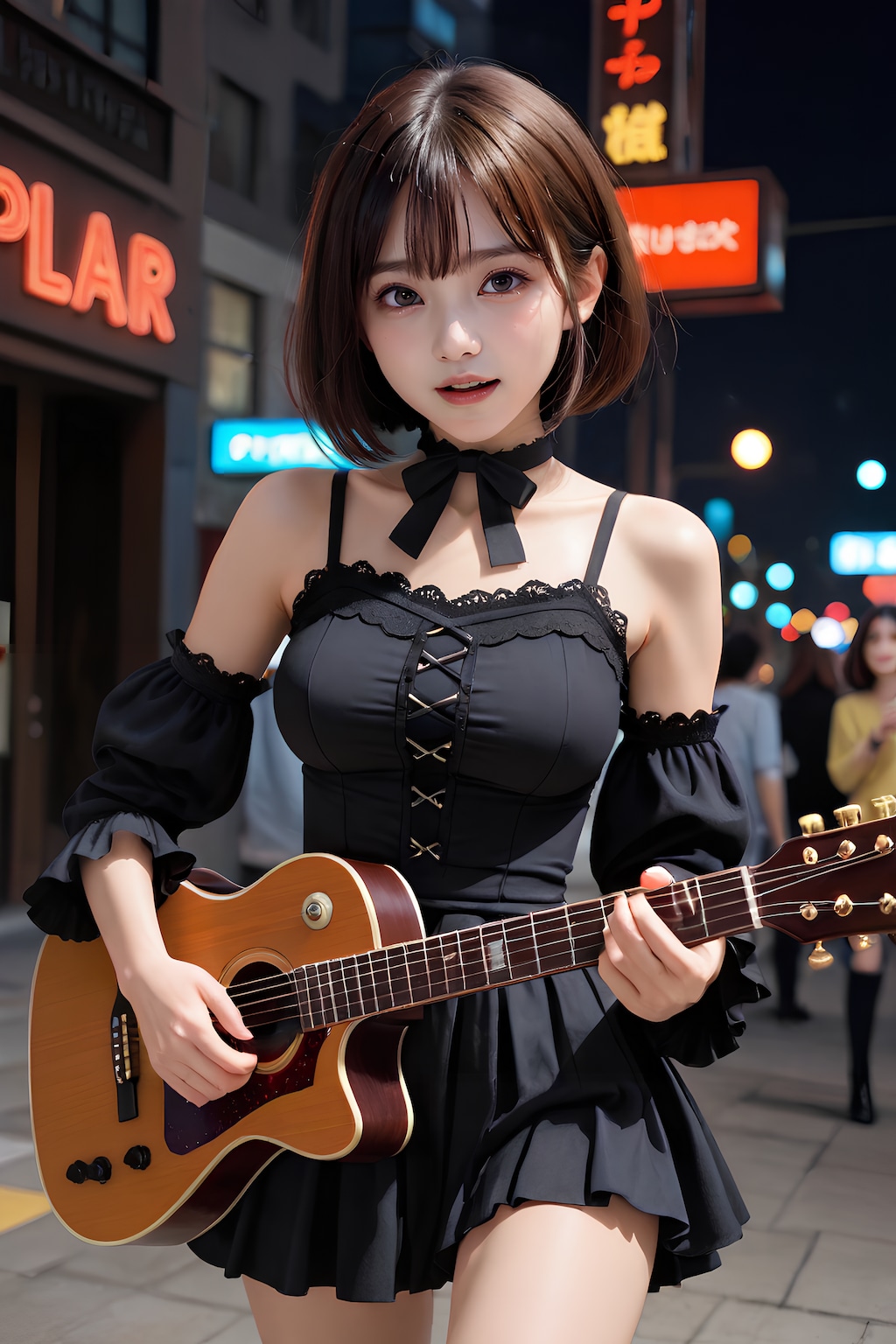 ストリートミュージシャン玲奈