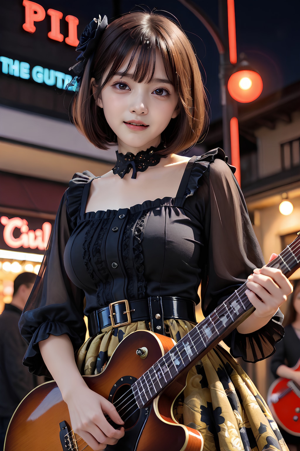 ストリートミュージシャン玲奈
