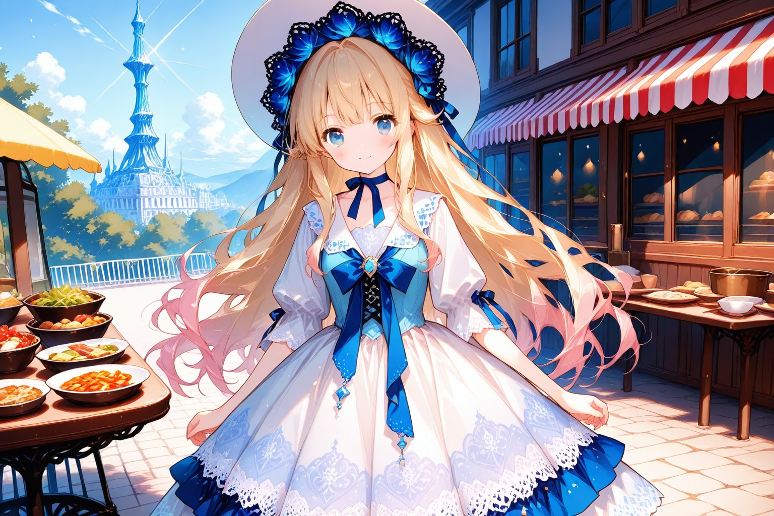 レストランdeお嬢様 | の人気AIイラスト・グラビア