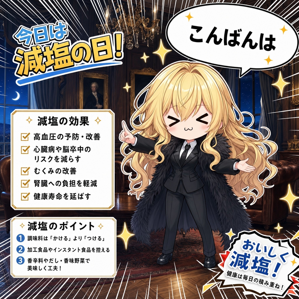 減塩の日とエリザベス | の人気AIイラスト・グラビア