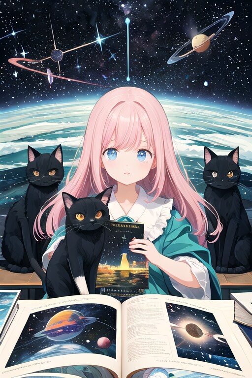 猫と星のこと調べたよ | の人気AIイラスト・グラビア