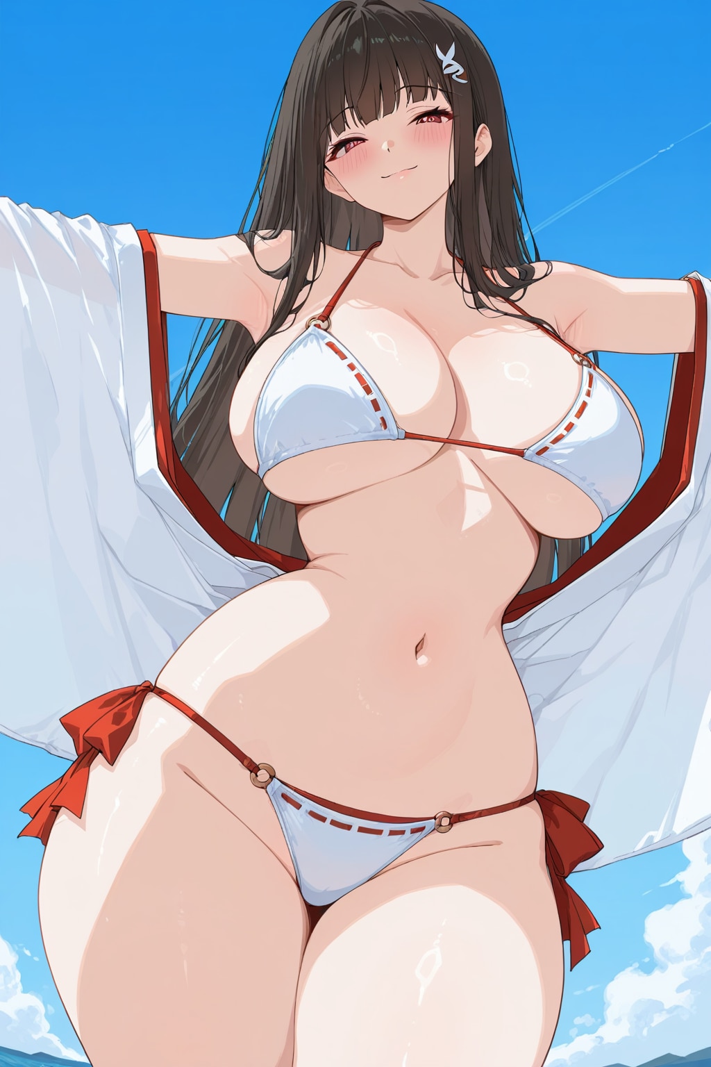巫女風ビキニ