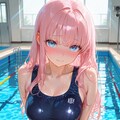スクール水着だよ😆えきどなちゃん🩷 3枚目