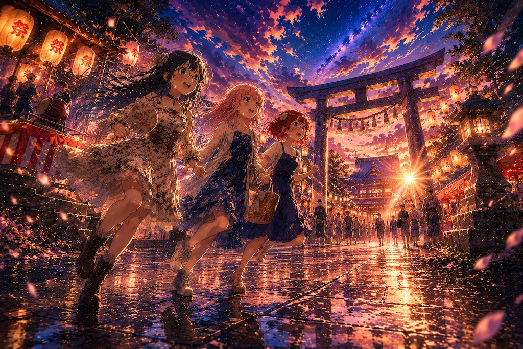 ドンドンヒャララ、夏空を駆け抜けて
