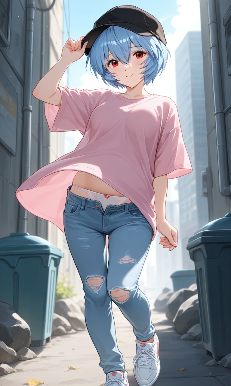 綾波レイ　鼠径部フェチ