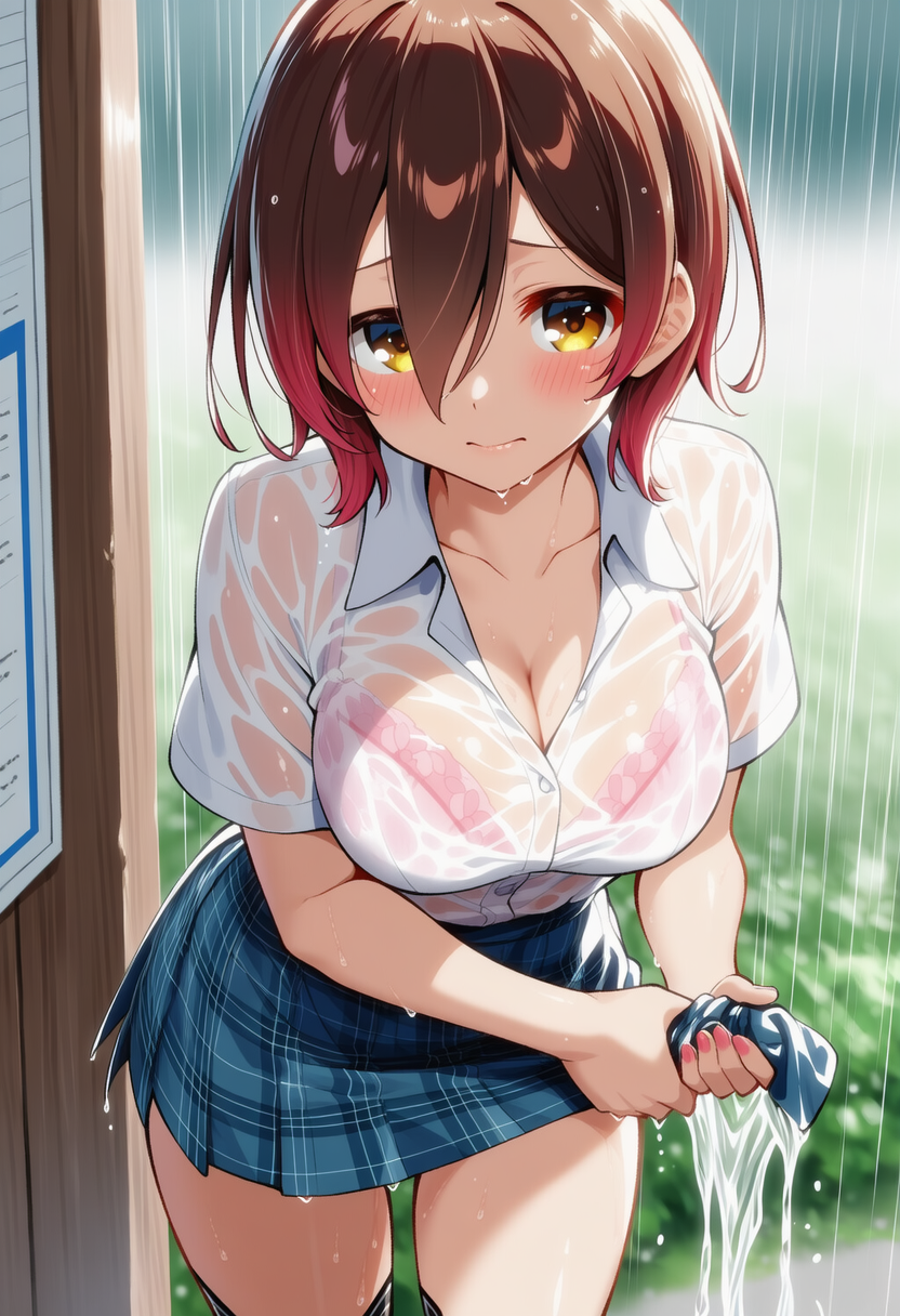 急に降ってきた・・・（ロボ子さん）