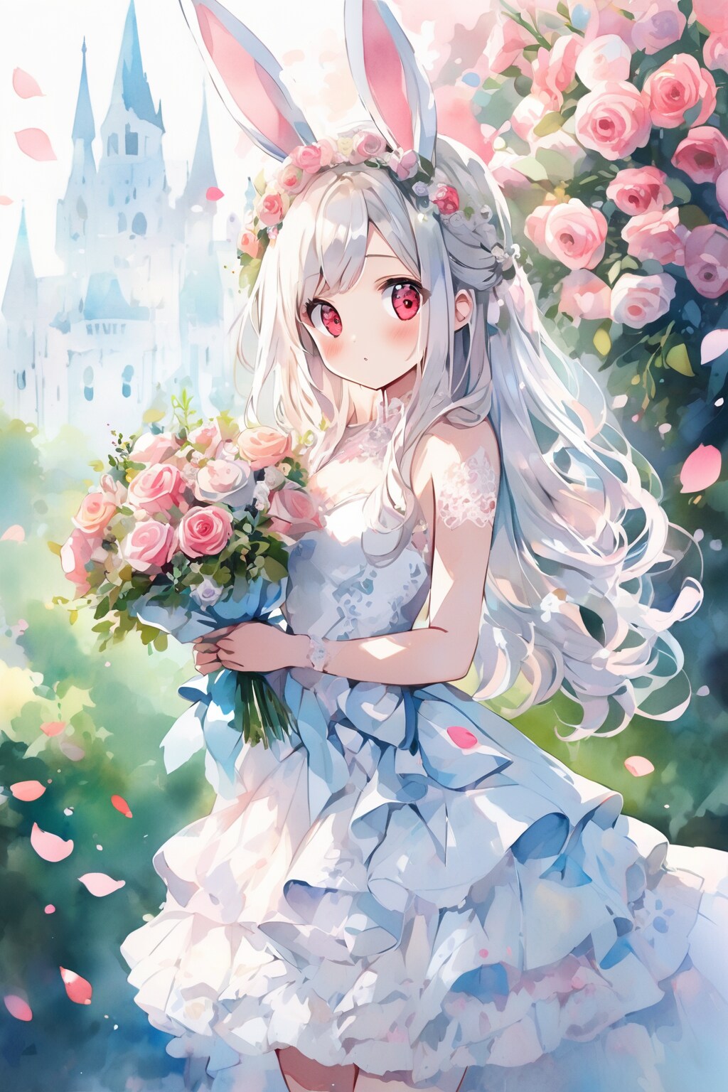 ウサギウェディング | の人気AIイラスト・グラビア