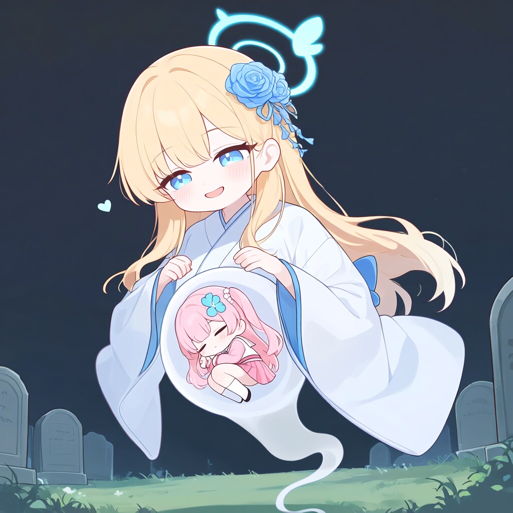 夜に出歩いてはいけません。幽霊がいますよ
