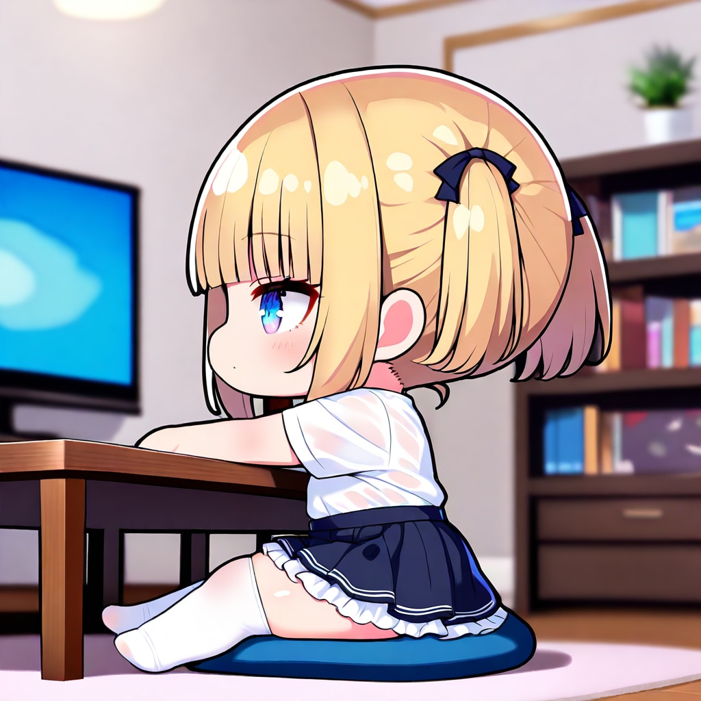 ぼーっとTVを見てる