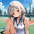 三つ編みテニスちゃん 12枚目